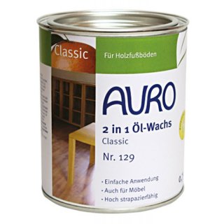 AURO 2 in 1 l-Wachs Classic 129 (Wachs-Imprgnierung)